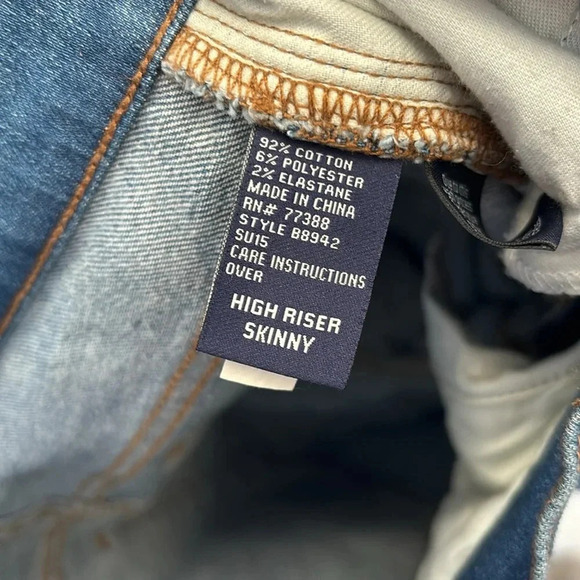 Madewell High Riser Skinny Skinny Jeans in blue size 27 - Picture 8 of 14